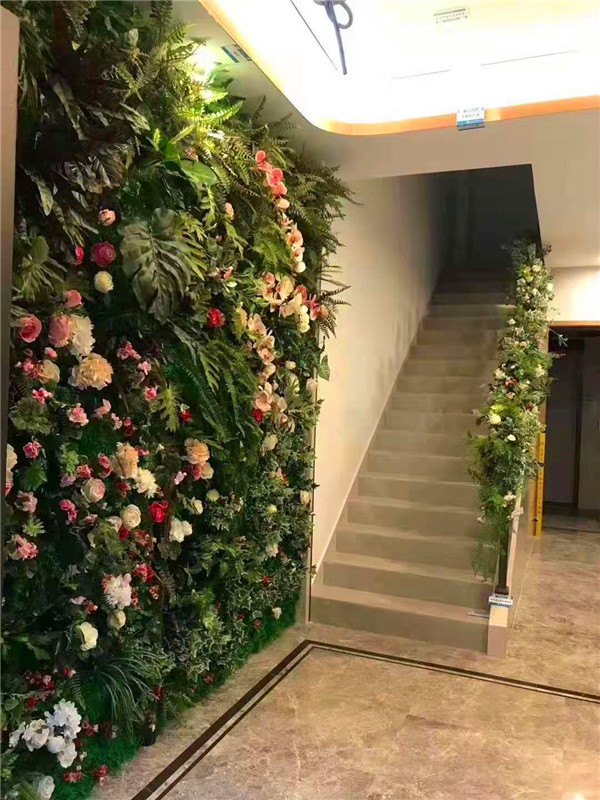 酒店大堂仿真植物墙